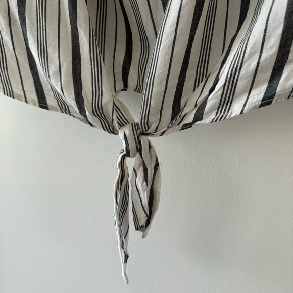 Dynamite grey and white striped top - Picture 5 of 6